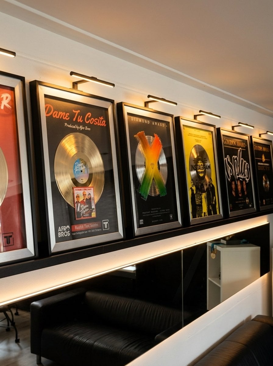 Diamond Music records wall